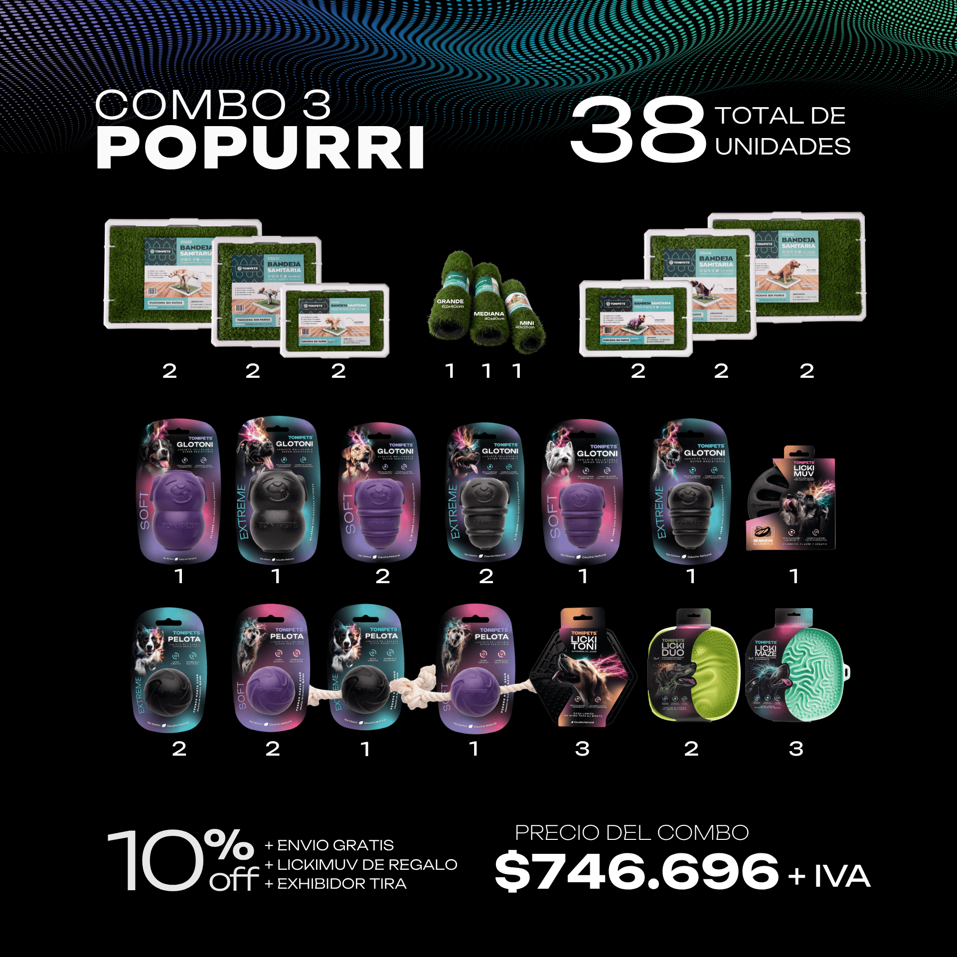 Combo 4 Combo 4 Petshop - Imagen 1