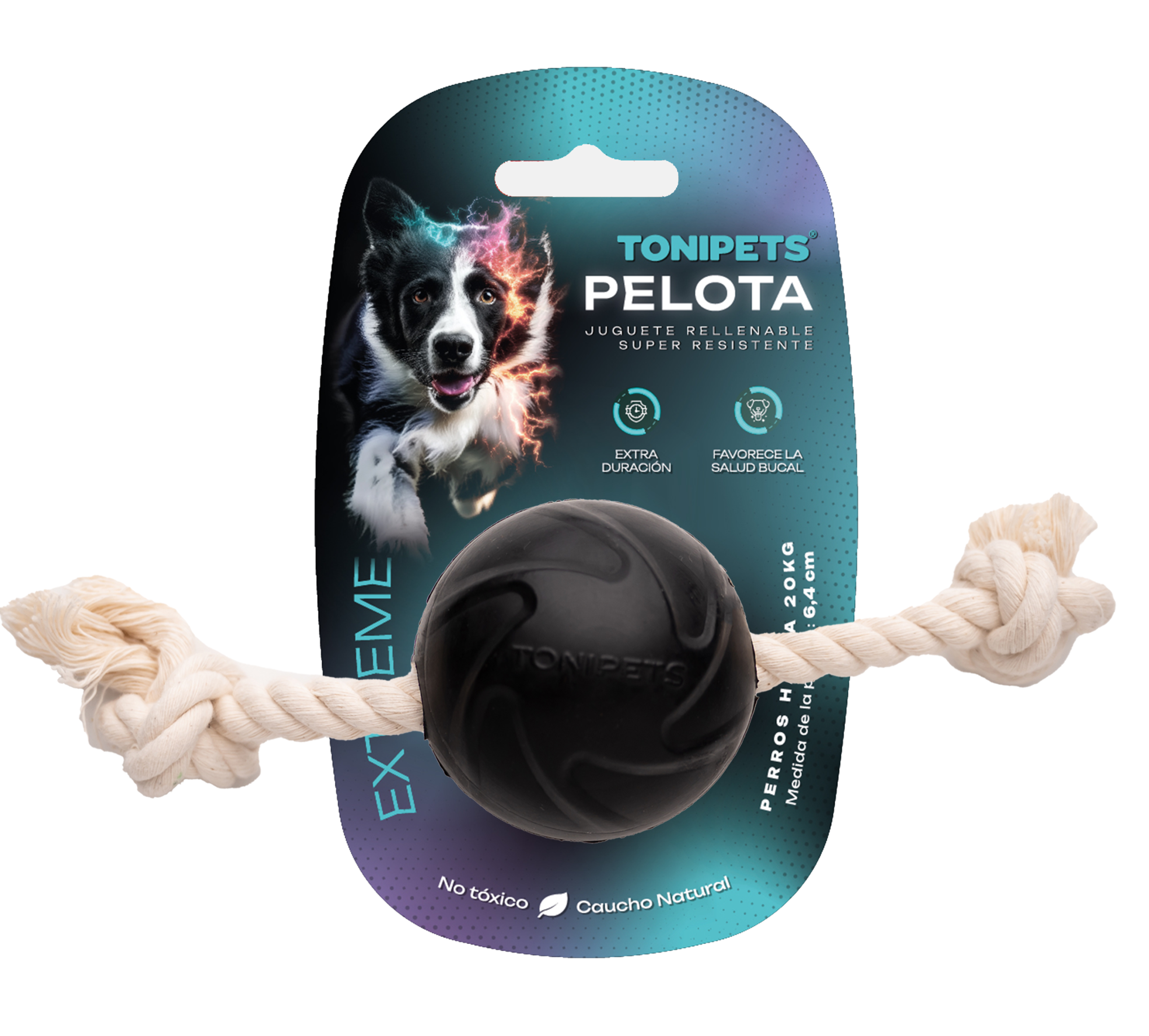 pelota xtreme C soga Pelota Xtreme con Soga - Imagen 1